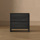 Manhattan Comfort - Table de nuit moderne Linda 24" à 2 tiroirs - Gris charbon-9
