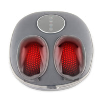 HoMedics - Appareil de massage des pieds Air Deluxe avec chaleur - Gris-Recouvert d'un tissu sergé de qualité supérieure