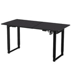 MotionGrey - Bureau debout électrique réglable Ergo2 Pro avec réglages de mémoire - 55 po x 28 po, plateau noir, cadre noir-Prix Abordable - Bureau debout offert à un prix concurrentiel, conçu pour répondre aux besoins des espaces de travail modernes, avec une construction durable, des performances fiables et des fonctionnalités avancées généralement réservées aux modèles haut de gamme