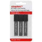 Staples - Mines de rechange pour portemine - 0,7 mm - HB - Paquet de 90-Pour la plupart des portemines 0,7 mm