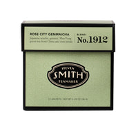 Steven Smith Teamaker - Thé vert rose city genmaicha - 6 x 15 sachet-Mélange de thé vert au riz rôti