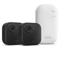 Amazon - Blink Outdoor 4 2 caméras + module de synchronisation-La caméra Blink Outdoor 4 est notre caméra de sécurité intelligente sans fil de quatrième génération. Elle protège votre maison de l'intérieur comme de l'extérieur, directement depuis l'application Blink sur votre smartphone