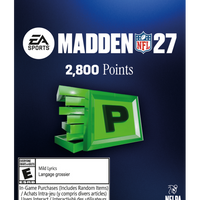 Madden NFL 27 : 2800 points Madden pour Xbox Series X|S [Téléchargement ]-Genre: Sports