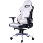 Cooler Master - Caliber X1C Chaise de jeu - Gris-Grand et flexible : le calibre X1 Series est 10 % plus grand que le calibre R1 et est livré avec des fonctionnalités supplémentaires pour fournir un maximum de confort pour tous les types de corps. Vous pouvez toujours trouver votre position la plus confortable en ajustant la hauteur du siège ainsi que les accoudoirs en aluminium 4D.