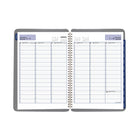 AT-A-GLANCE - Agenda hebdomadaire/mensuel traditionnel 2027 - 11 po H x 8 1/2 po l - gris - bilingue-Format des pages : 11 po H x 8 1/2 po l