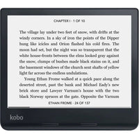 Kobo - Liseuse numérique Sage HD 8" - Noir-L'écran tactile E Ink Carta 1200 de 8 pouces et 300 PPI affiche des textes nets et clairs pour une lisibilité incroyable