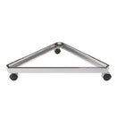 Wamaco - Kit de base triangulaire Trois avec panneaux grillagés 2 x 4 pieds - Chrome-Durable et professionnel - Sa construction robuste en acier lui confère stabilité et longévité.