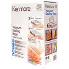 Kenmore - Lot varié de sacs et rouleaux pour scelleuse sous vide - paquet de 57-Conception universelle compatible avec les systèmes de mise sous vide, notamment Nesco, FoodSaver, Bonsenkitchen, NutriChef et Wevac