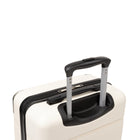 Bugatti - Valise de cabine à coque rigide 21.50po de la collection Monaco - Écru-Roulettes doubles pivotantes à 360 degrés pour un roulement fluide et silencieux (8 roues)