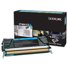 Lexmark  Cartouche de toner cyan X746 avec programme de retour, X746A1CG-Cyan