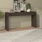 Hudson&Canal - Console Lawrence , 140 cm de large, couleur aulne-Caractéristiques assemblage facile