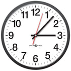 Pyramid Time Systems - Horloge analogique autonome 14 po, fonctionnant sur batterie-Alimentation : Fonctionne sur piles (1 pile de type AA, non incluse)