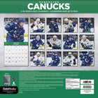 DateWorks - Calendrier Mural 16 Mois 2025 Vancouver Canucks Superstars - 12 po x 12 po - Bilingue-Comprend des pages mensuelles de janvier à décembre 2025, ainsi que les 4 derniers mois de 2024.