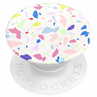 PopSockets - PopGrip - Fête du Terrazzo-Désormais compatible avec le chargement sans fil grâce au retrait facile du PopTop