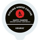 Kicking Horse Coffee - Dosettes de café K-Cup - Torréfaction moyenne Happy Camper - Paquet de 24-Aromes : Guimauve Grillée Et Malt Chocolaté