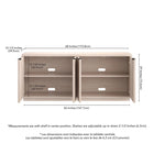 Hudson&Canal - Buffet Mansfield 68" L - Aulne Blanc-8