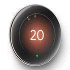 Google - Thermostat d'apprentissage Nest (4e génération) avec capteur de température Nest (2e génération) - Argent poli-Votre thermostat apprend comment la température extérieure affecte la température intérieure et met votre système en pause pour vous aider à économiser.