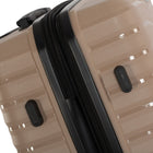 Air Canada - Jasper Valise Rigide Pivotante de 24 po - Champagne-L'intérieur entièrement doublé inclut un séparateur zippé, des sangles de compression, une poche en filet zippée, et 2 poches à chaussures