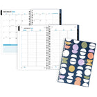 Five Star - Agenda scolaire hebdomadaire/mensuel graphique simpliste 2024-2025 - 5 1/2 po x 8 1/2 po - multicolore - bilingue-Juillet 2024 à juin 2025 