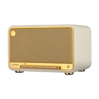 Edifier - D32 Enceinte de table portable sans fil avec audio haute résolution et autonomie de 11 heures - Blanc-Le processus audio numérique de bout en bout prend en charge l'audio haute résolution jusqu'à 24 bits/96 kHz. Le frontal audio analogique dispose d'une configuration spéciale pour fonctionner à 24 bits/96 kHz, garantissant une conversion audio parfaite en bits