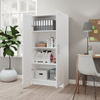 Prepac - Cabinet Accent Elite 32 po avec portes à panneaux, cabinet de rangement avec 3 étagères ajustables - Blanc-8