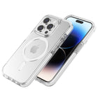 General Supply Goods + Co iPhone 15 Pro étui anti-chocs avec MagSafe - Transparent-Compatible avec la recharge sans fil et MagSafe