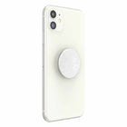 PopSockets - PopGrip - Blanc Frais-Repositionnable et adhère à la plupart des appareils et étuis (mais peut ne pas adhérer aux étuis en silicone ou étanches)