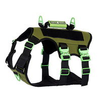 Healthy Harness - Harnais Absolute Adventure - Vert - XXL-Conception anti-traction et anti-étranglement – ​​prévient les pressions néfastes sur le cou et la gorge de votre chien pour des promenades plus sûres et plus saines