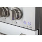 Kucht - 48 po Série KDF Cuisinière Pro Style à double combustible - Acier inoxydable/Blanc-Prêt pour le propane liquide pour une compatibilité flexible avec les sources de carburant