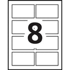 Avery - Recharges blanches pour insignes, 3 1/2 po x 2 1/4 po, paq./400-3 1/2 po x 2 1/4 po