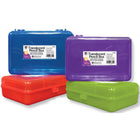Charles Leonard - Paquet de crayons translucides - Couleurs assorties - Paquet de 12-La boîte à crayons mesure 8-1/4" de large, 5-1/4" de profondeur et 2-1/2" de haut