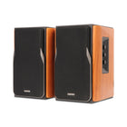 Edifier - R1380DB Enceintes de bibliothèque actives Bluetooth - Brun-Facile à utiliser avec des boutons manuels et une télécommande