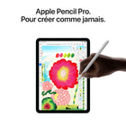 Apple - iPad Air 11 po, Puce M4, Wi-Fi, 128 Go, Comète-Profitez de la connectivité sans fil rapide du Wi-Fi 7 avec la puce N1 d’Apple. Travaillez d’à peu près partout et transférez photos, vidéos et documents volumineux en un flash. 