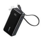 Anker - Batterie Externe Fusion 10000 mAh avec Câble Lightning Intégré - Noir-Deux appareils, une seule charge : rechargez deux appareils efficacement à la fois grâce à une batterie externe compatible pour garder vos appareils prêts à tout moment.