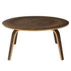Modway - Fathom Bois Table basse - Noyer-Protections anti-dérapage pour les pieds