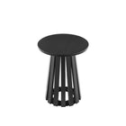 Manhattan Comfort - Layla Table d’appoint moderne 17,7 po - Noir-Associez et combinez avec les tables basses Manhattan Comfort