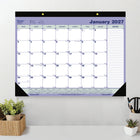 Blueline - 2027 Calendrier sous-main mensuel - 21 1/4 po x 16 po-Feuilles reliées en haut, perforées pour un détachement facile