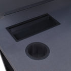 DESIGNlab By OSP - Bureau de jeu Checkpoint Ghost Battlestation - Noir-Surface fibre de carbone