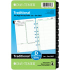 Day–Timer – Recharge d’agenda quotidien de référence 2027 format bureau – 8 1/2 po x 5 1/2 po – anglais-Format des pages : 8 1/2 po H x 5 1/2 po l