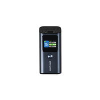 LOGiiX Piston Power 10 000mAh 30W - Bleu nuit-Batterie externe puissante de 30W et 10,000 mAh à plusieurs ports pour smartphones et tablettes.