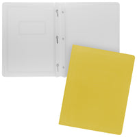 Staples - Couverture de rapport - format lettre - jaune-Couverture de papier avec l'extérieur jaune