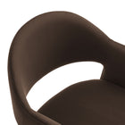 Modway - Talia 41 pouces Cuir végane Tabouret de bar - Marron chocolat-8