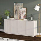 Hudson&Canal - Table de buffet Alston 68" L - Aulne blanc-Caractéristiques assemblage facile