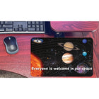 Ashley Productions - Smart Poly Tapis de souris pour ordinateur - 8" x 10" - Tout le monde est le bienvenu dans notre espace - Paquet de 6-Utilisez en classe, à la maison ou au bureau.