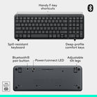 Logitech - Ensemble souris et clavier sans fil Bluetooth MK250 - Graphite-8