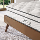 Modway - Jenna 8 po Ressorts et mousse Matelas Queen-Bobines 7 po enveloppées individuellement