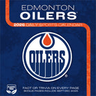 Turner Sports - 2026 Oilers D'edmonton Calendrier de Bureau Boîte Quotidiennement - 13,7 cm L x 13,7 cm H - Anglais-Avec un nouveau fait ou une anecdote chaque jour!