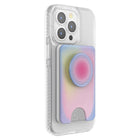 Popsockets - PopWallet+ pour MagSafe avec bague d'adaptation - Aura-Peut contenir jusqu'à 3 cartes ou 6 cartes de visite