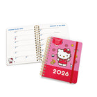Orange Circle Studio - 2026 Agenda souple et compact de luxe - 5,7 po x 7,6 po - Hello Kitty-8