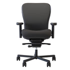 Nightingale - CXO Chaise robuste à dossier moyen - Noir-Le dossier en maille à motif ABLEX offre un soutien lombaire généreux et un mouvement dynamique du dos